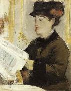 Edouard Manet Femme lisant oil painting artist